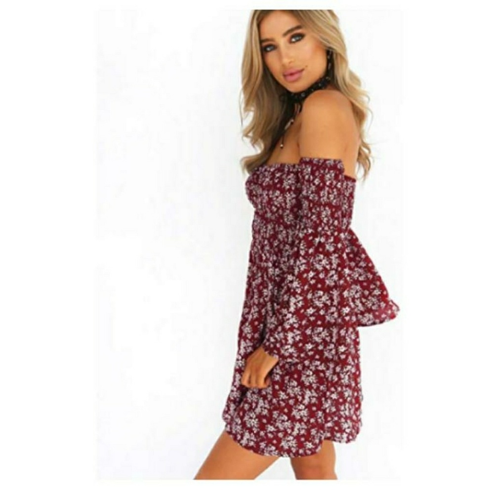 OFF SHOULDER SUMMER DRESS - Picture 2 of 5